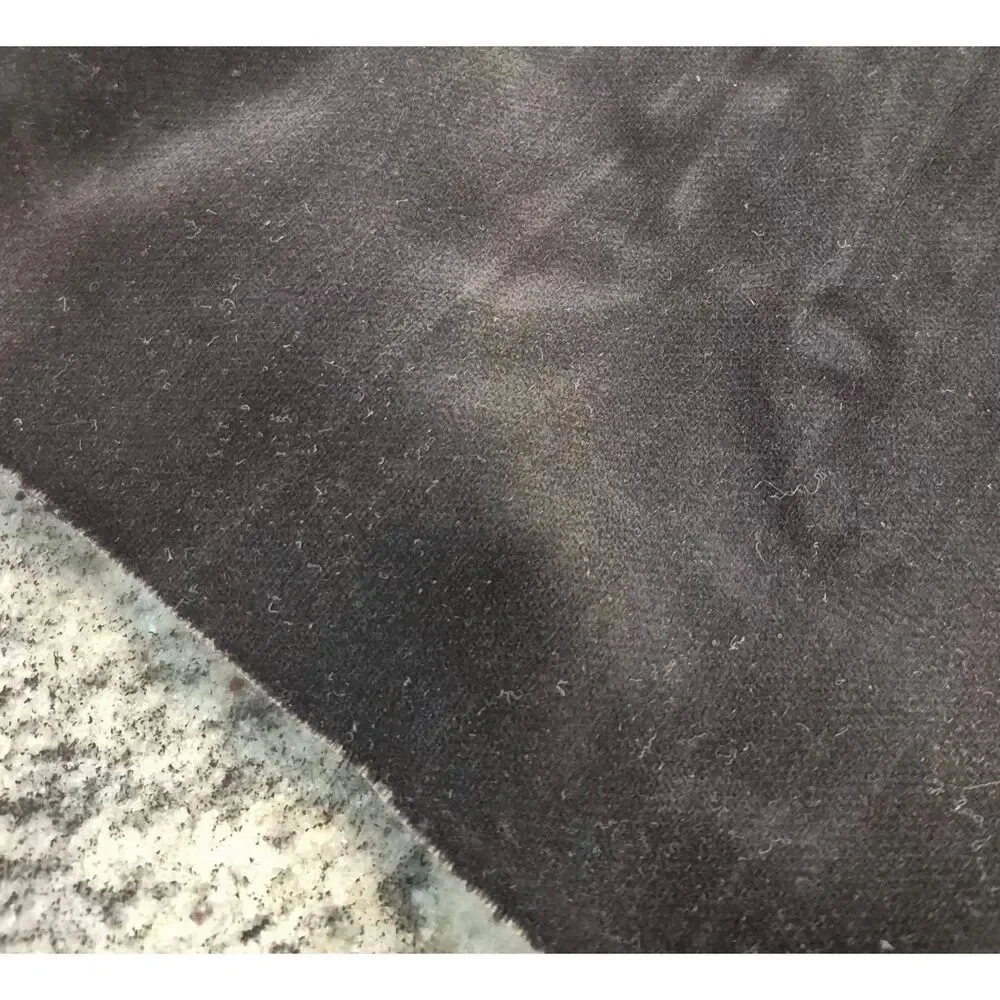 Fabric, Black Cotton Velveteen, 1 yd x 1 yd